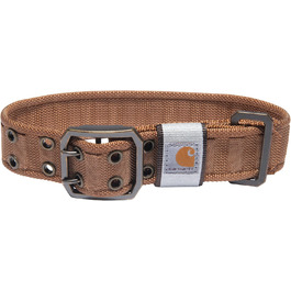 Carhartt нашийник для собак, міцний, регульований, коричневий, розмір M