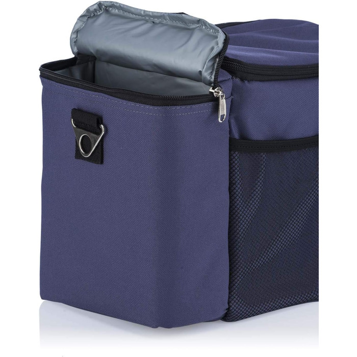 Кühlertasche Dimono® 15L: сумка-холодильник з 3 контейнерами для їжі та акумулятором холоду, блакитна