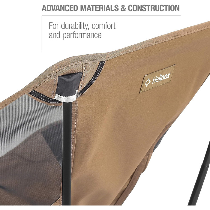 Стілець Helinox Ground Chair: легкий, складний, для кемпінгу та подорожей (Coyote Tan)