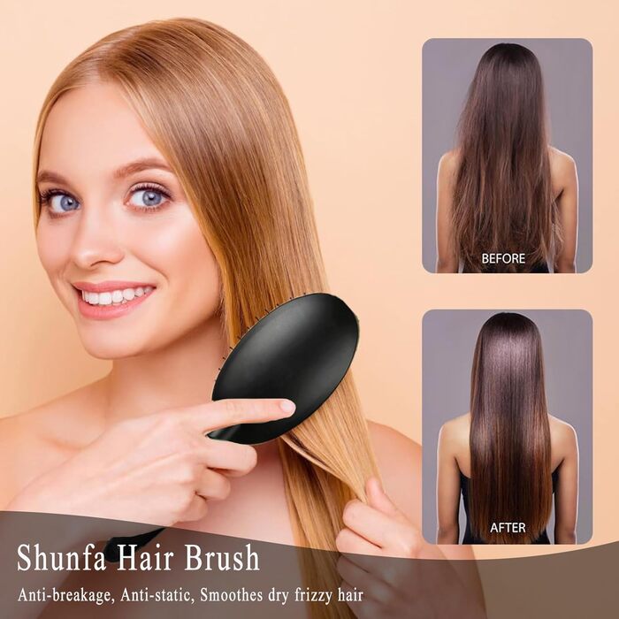 Набір гребінців для волосся 5 шт., антистатичні, масажні, для жінок та чоловіків, для всіх типів волосся