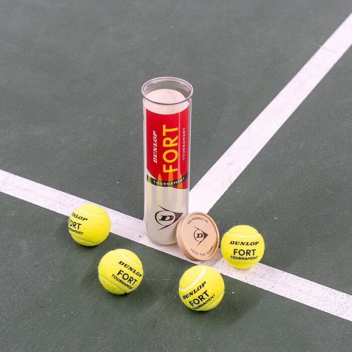 Dunlop Fort Tournament Tennis Balls - For Clay, Hard & Grass Courts (3 x 4 Balls)
