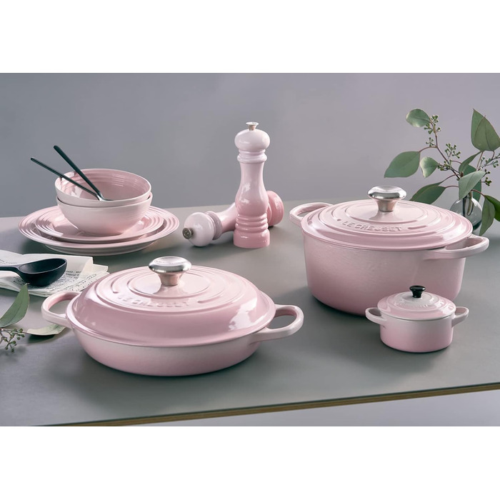 Млин для перцю Le Creuset, керамічний механізм, ABS пластик, рожевий, 20,8 см