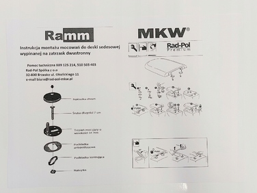 Кришка для унітаза Ramm Koło, білий duroplast