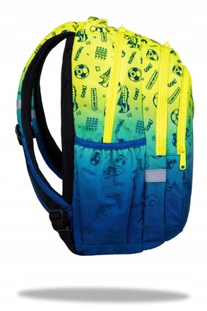 Великий багатокамерний шкільний рюкзак CoolPack 21 л зі світловідбивачами