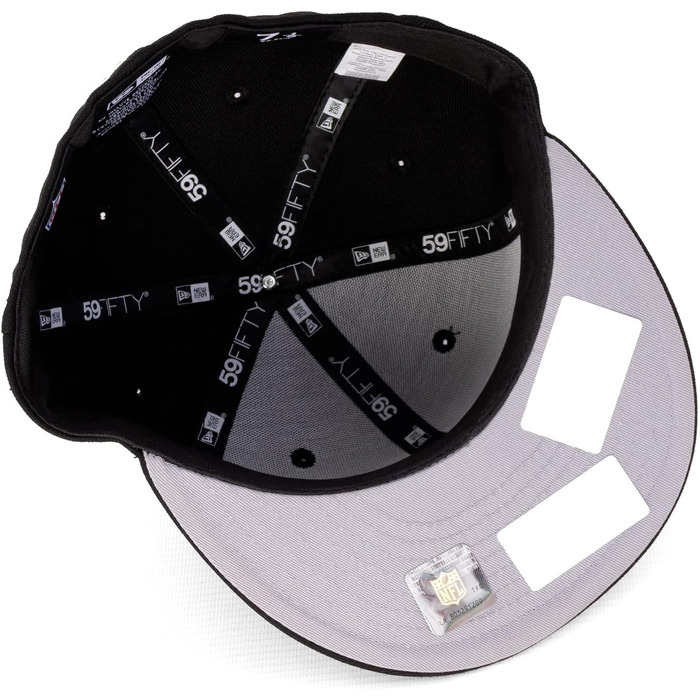 Кепка бейсболка New Era 59Fifty New England Patriots чорна (57-58 см)