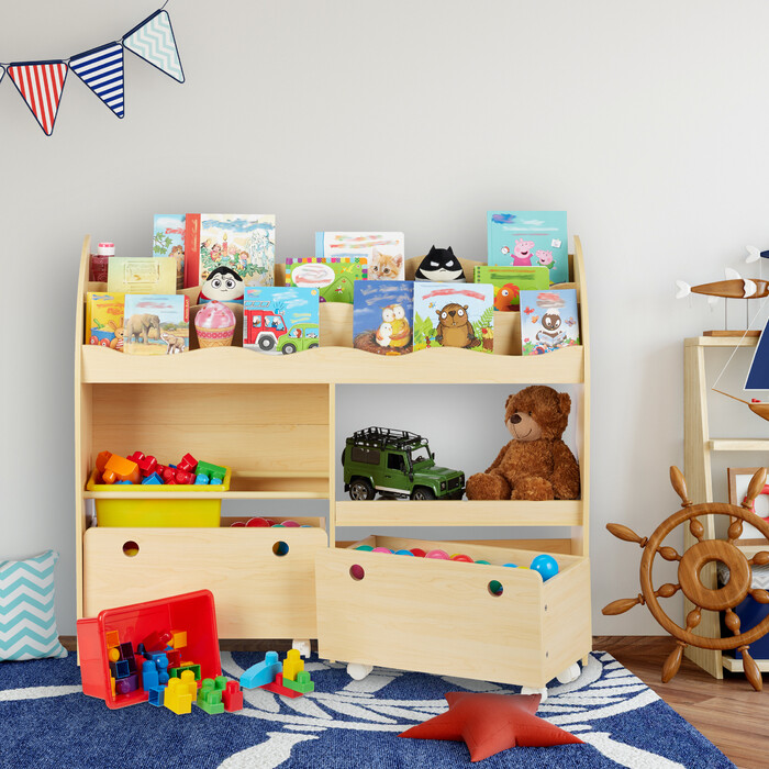 Relaxdays Toy Shelf for Children