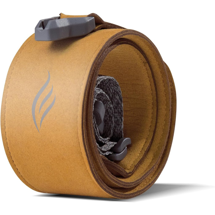 Магнітний ремінь для гітари, басу та укулеле ENYA – Швидке закриття, регулюється однією рукою, з імітацією шкіри (Жовтий)