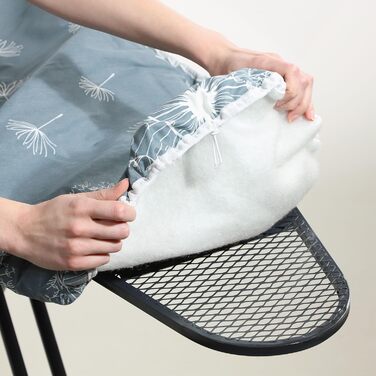 Покриття для прасувальної дошки KADAX з еластичним гумкою, практичне, для парових прасок, заміна (Pusteblumen XL)