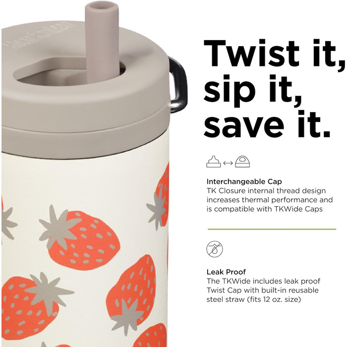 Klean Kanteen TKWide 340 g (with twist cap) – (Color)
