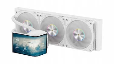 Рідинне охолодження процесора Krux HydroArc 360 White