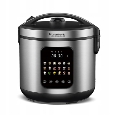 Мультиварка TurboTronic 860 Вт, 5 л, 18 програм, срібляста