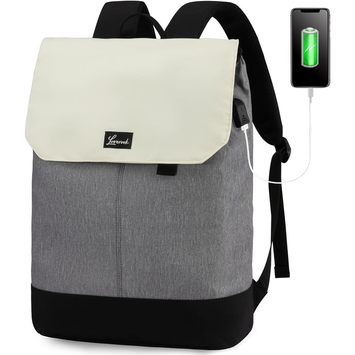 LOVEVOOK Рюкзак для підліток, дівчаток: водонепроникний, з відділенням для ноутбука 15.6