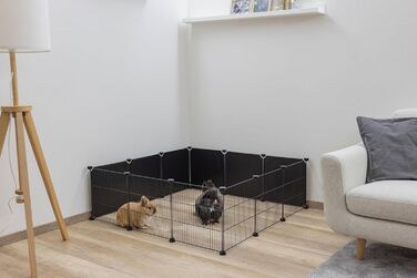 Kerbl Hopsi - сітка для клітки, 12 елементів, 35x35 см (пластикова стіна)