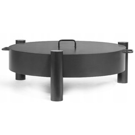 Садове вогнище CookKing зі сталі 80 см з кришкою