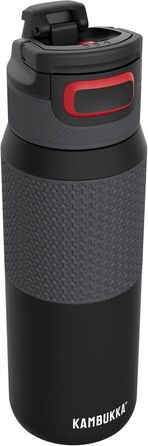 Kambukka Stainless Steel Water Bottle - Insulated Thermos with Snapclean Technology - Dishwasher Safe Lid, Comfortable Grip, 750ml, Nightfall 3.0