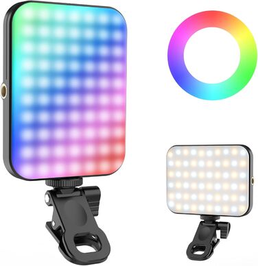 LED кільцеве світло Handy Licht для iPhone: 90 світлодіодів, RGB, магнітне кріплення, для фото та відео