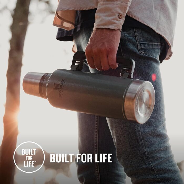 Термос Stanley Classic Legendary, 1893 мл, зелений (Hammertone Lake), нержавіюча сталь, BPA-Free, для гарячих та холодних напоїв