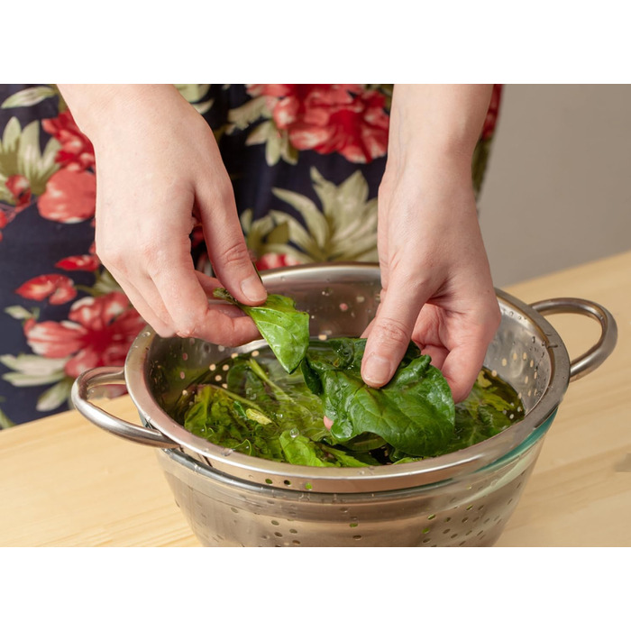 Ніж сито для макаронів Menax - нержавіюча сталь, кухонне сито, 18/24 см