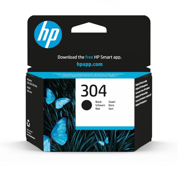 Оригінальний чорний картридж HP 304 (Standard) для принтерів HP