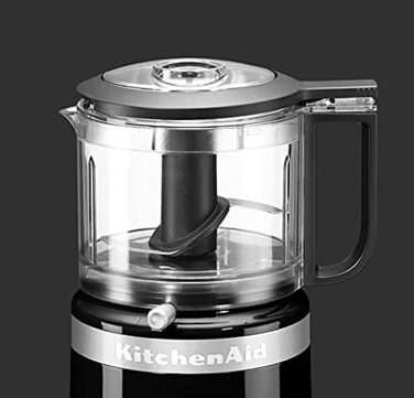 KitchenAid 5KFC3516EOB, Mini-Food-Processor, Great for Chopping, Preparing Dressings and Sauces, Onyx Black Single