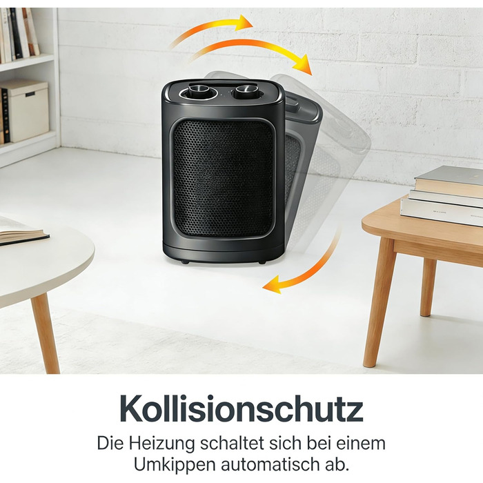 COWSAR Масляний радіатор обігрівач: енергозбереження, швидкий нагрів, 3 режими, захист від перекидання та перегріву, 1200W, для вітальні та спальні (Антрацит)