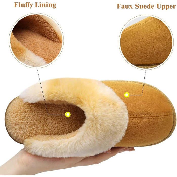 Жіночі домашні тапочки Jiajiale: зручні, пухнасті сліпони для дому та вулиці (39 EU, хакі)