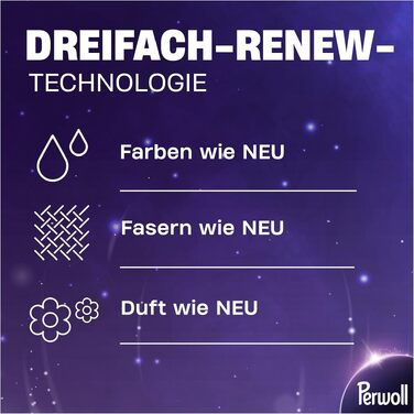 Рідкий засіб для прання Perwoll Renew Black для темного одягу, відновлення кольору та волокон, 80 прань