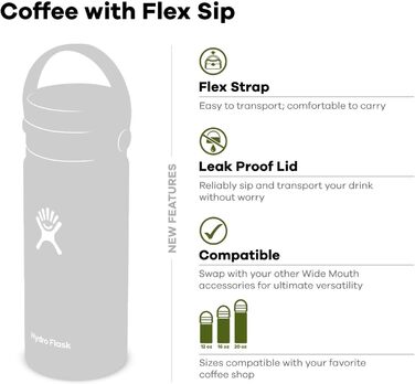 Hydro Flask 16 oz Stainless Steel Travel Coffee Mug - Insulated, Leak-Proof, Wide Mouth - Hibiscus Color