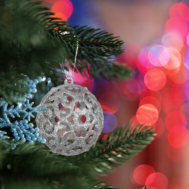 Relaxdays Set of 50 Christmas Baubles