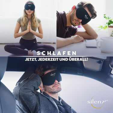 Преміум маска для сну 3D - комфортна пов'язка на очі для жінок та чоловіків - повна темрява, преміум якість, рожевий колір, 1 шт.