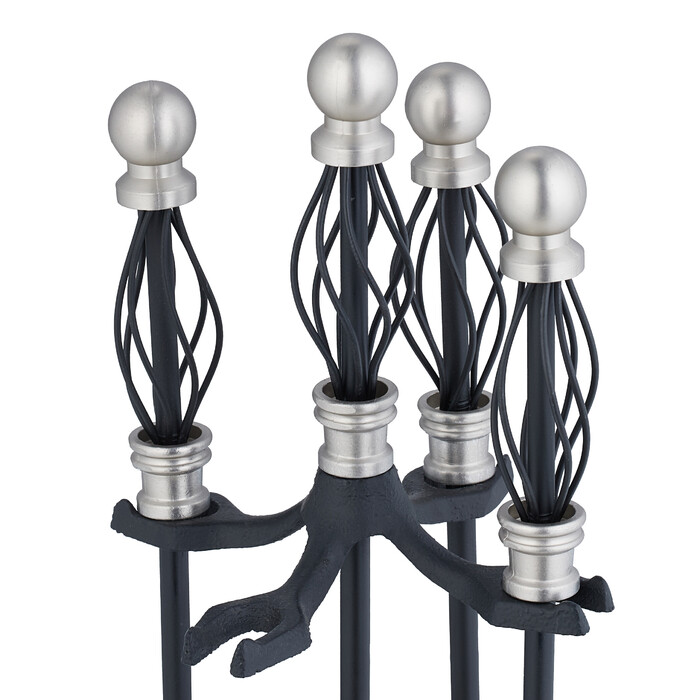Relaxdays 5-Piece Fireplace Tool Set