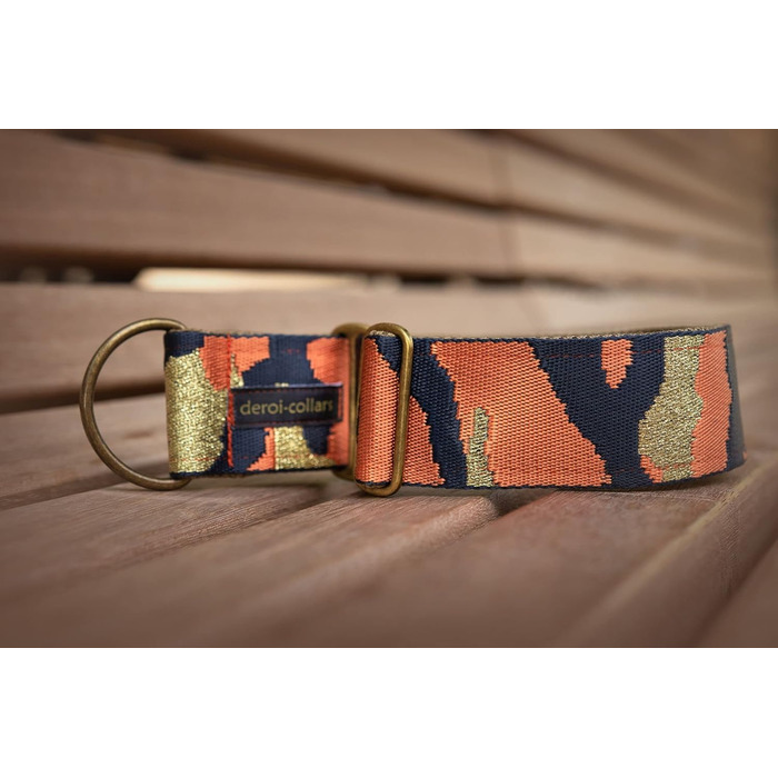 Нашийник для собак Martingale з м'якою підкладкою, 5 см, тренувальний, регульований (до 52 см обхват шиї, 58 см обхват голови), стопор 6 см, сталеві деталі