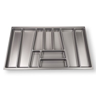 Органайзер для столових приборів ORGA-BOX II для шухляд Nobilia 45 см (до 07/2012) сірий, ширина 805 мм (для корпусу 90 см)