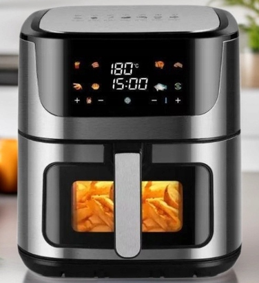 Аерофритюрниця 8л 1800Вт із силіконовою вставкою