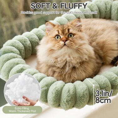 Лежанка для котів EDAGNY на вікно - гамак, м'яка знімною наволочкою, сталевий каркас, до 18 кг (зелений, M)