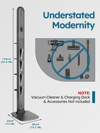 Підставка для пилососа JUPELI, сумісна з V15, V11, DC30, DC31, DC34, DC35, DC58, DC59, DC62. Металева підставка для бездротового пилососа та аксесуарів