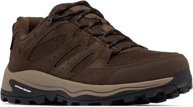 Чоловічі трекінгові черевики Columbia Redmond Iv Low Waterproof Mid Rise, 45 EU, Cordovan Tangy Orange
