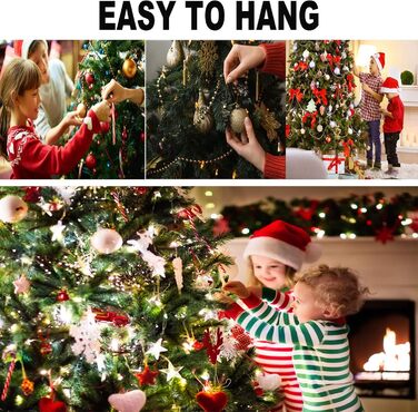 Новорічні кулі Taeku, 4 см, 36 шт. - набір прикрас для ялинки, чорний колір