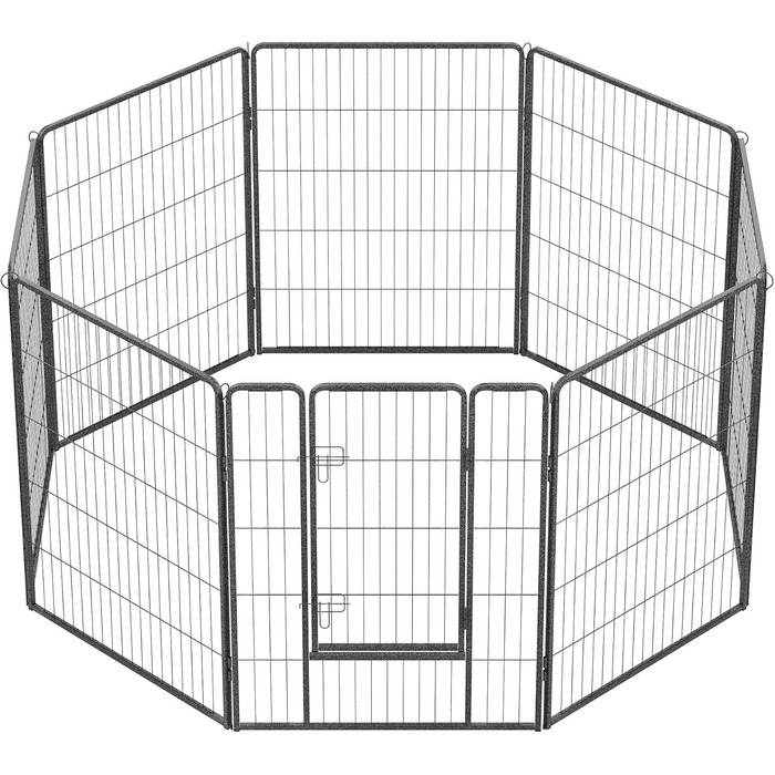 Вольєр для тварин Feandrea Freilaufgege XXL (77x100 см), сірий, збірний, для дому та вулиці