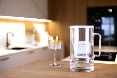 Скляний фільтр-кувшин Wessper D2 BOROSILICATE 3л, білий + фільтр