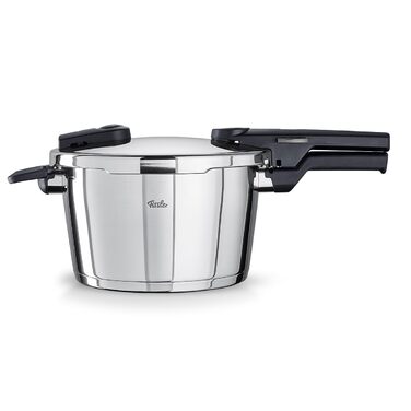 Каструля-скороварка Fissler Vitaquick 4.5 л, Ø 22 см, нержавіюча сталь, 2 режими приготування, Made in Germany, індукційна плита