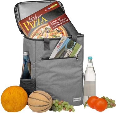 anndora Cooler Bag Light Grey - Model Selection (28 Liter - Light Grey Meliert)