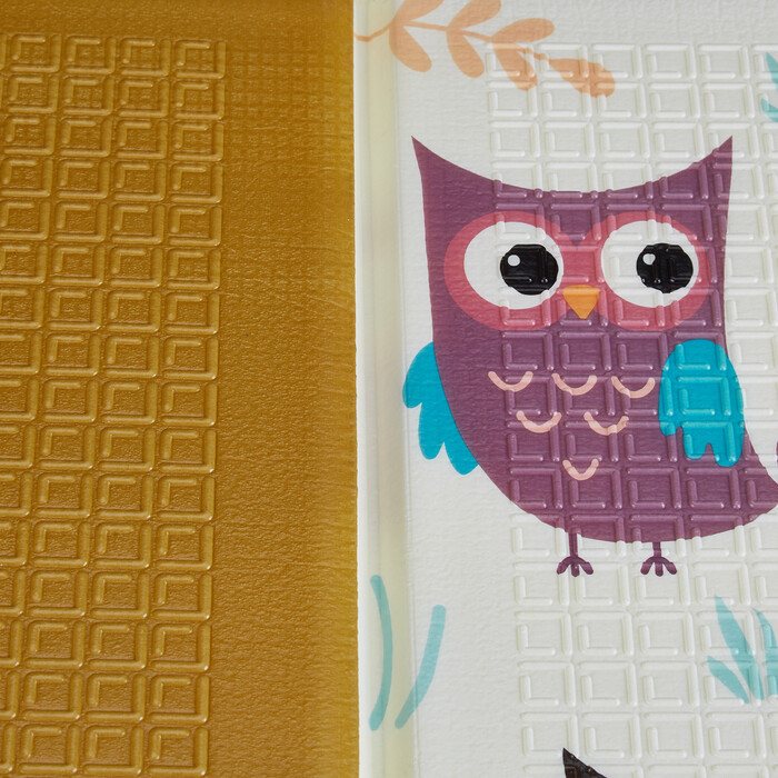 Relaxdays Foldable Play Mat with Forest Animals