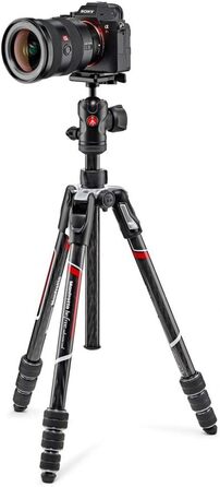 Карбоновий штатив Manfrotto Befree Advanced Twist з гідравлічною головою, компактний дорожній трипід для DSLR та бездзеркальних камер