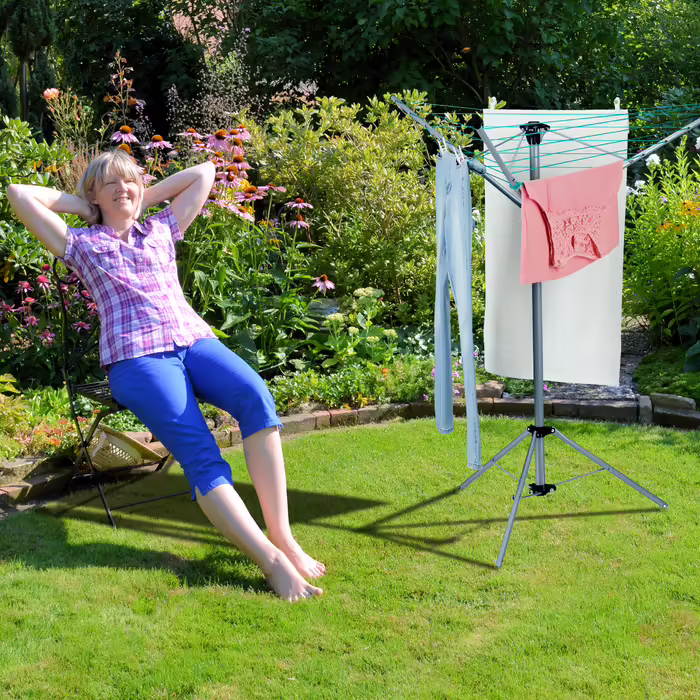 Relaxdays Clothes Airer with Base