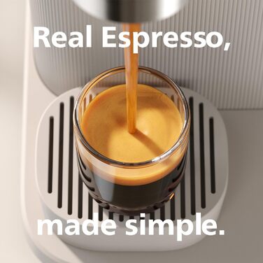 Кавоварка еспресо Philips Baristina з автоматичним млинком і капучинатором, 16 бар, натурально-біла, комплект для приготування кави та молочної піни