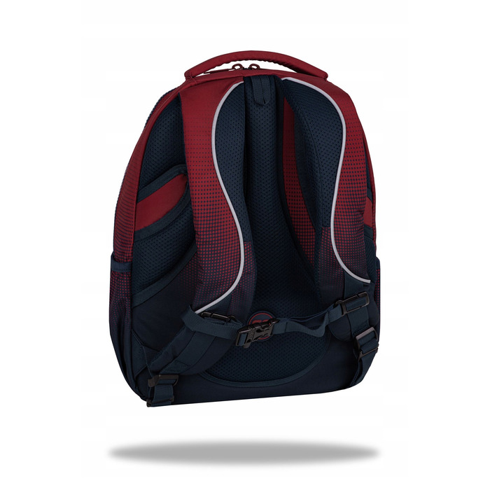 Багатовідсінковий шкільний рюкзак CoolPack, 21 л (червоний, синій)