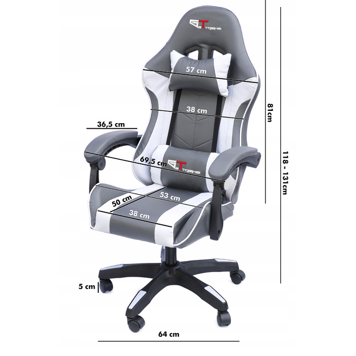 Ігрове крісло GT-EXTREME FG-PS-FR-018, екошкіра