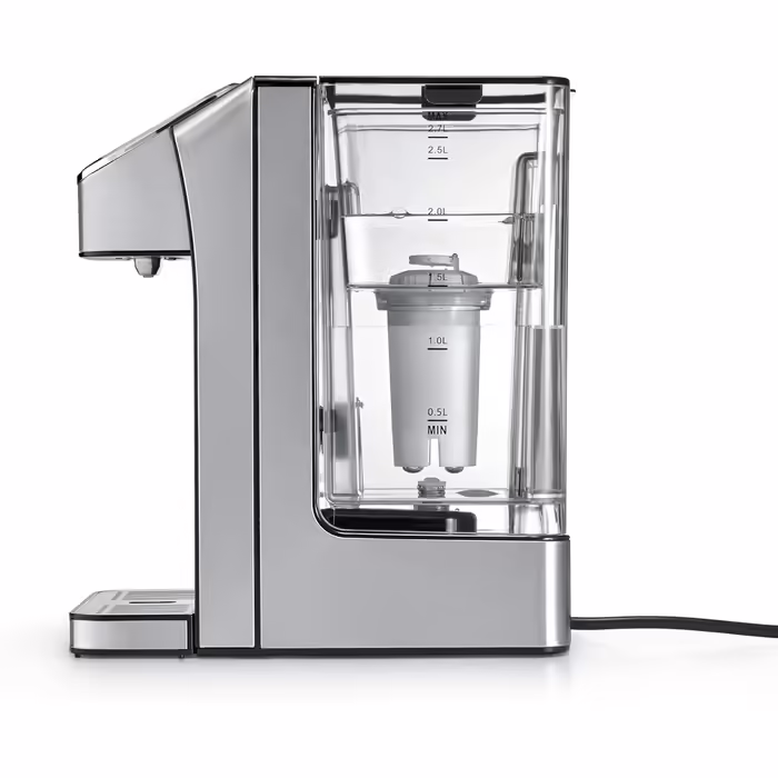 CASO HW 770 Advanced - Hot Water Dispenser, hot water in seconds, 13 temperature levels (40-100°C), memory function, saves up to 50% energy compared to kettles, incl. water filter