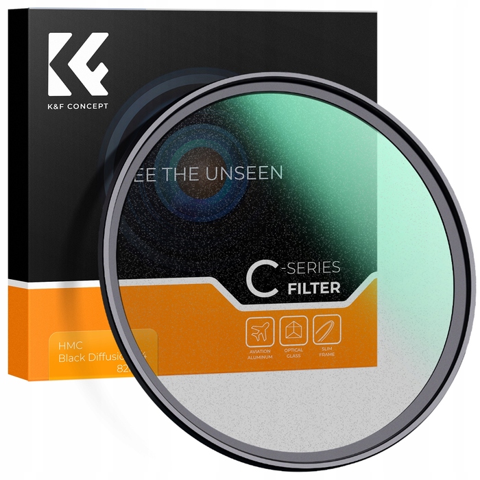 Ефектний фільтр K&F Concept Black Mist 1/4 Nano C (дифузійний), 77мм